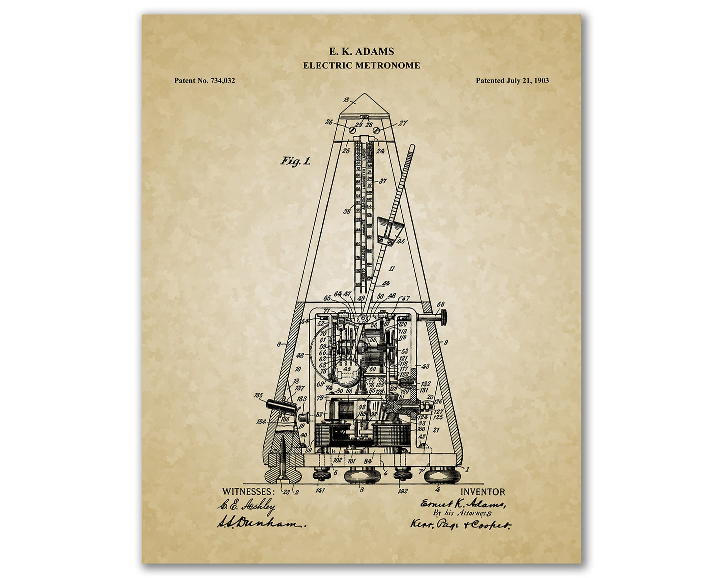 Piano Patent Drawings, Music Studio Wall Art Poster, Great Vintage Room Decor, Art Prints, Musician Decor Gifts 03182