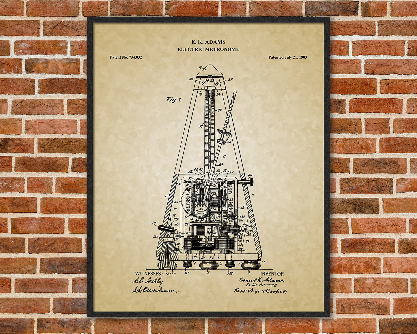 Piano Patent Drawings, Music Studio Wall Art Poster, Great Vintage Room Decor, Art Prints, Musician Decor Gifts 03182