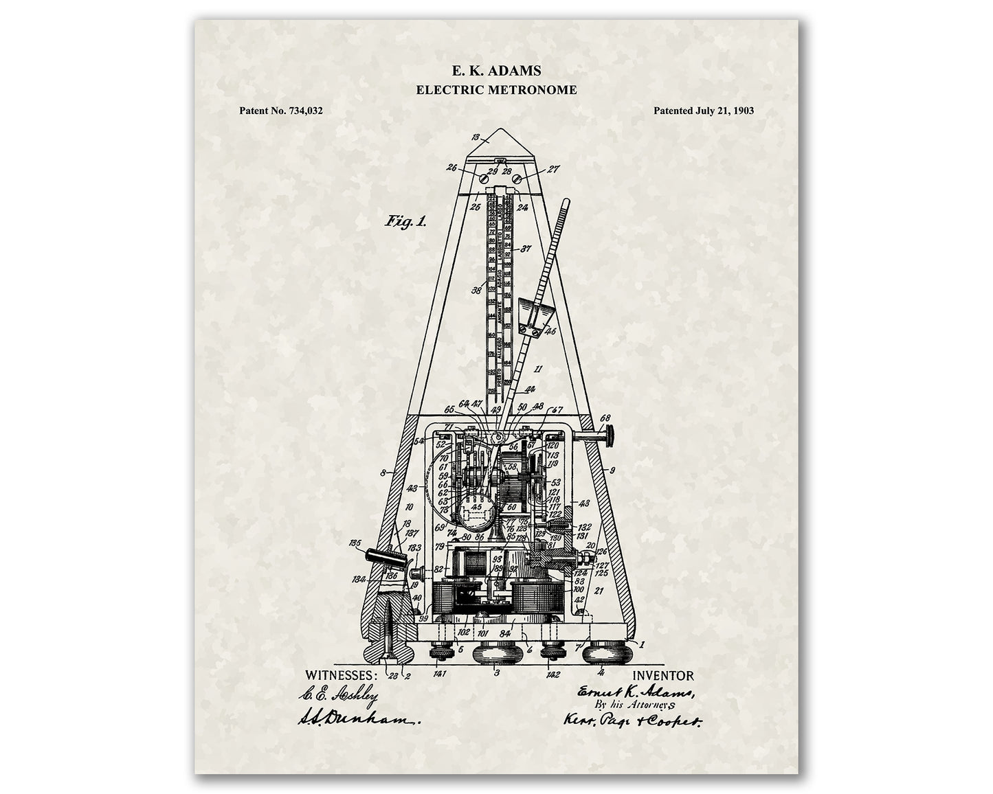 Piano Patent Drawings, Music Studio Wall Art Poster, Great Vintage Room Decor, Art Prints, Musician Decor Gifts 03182