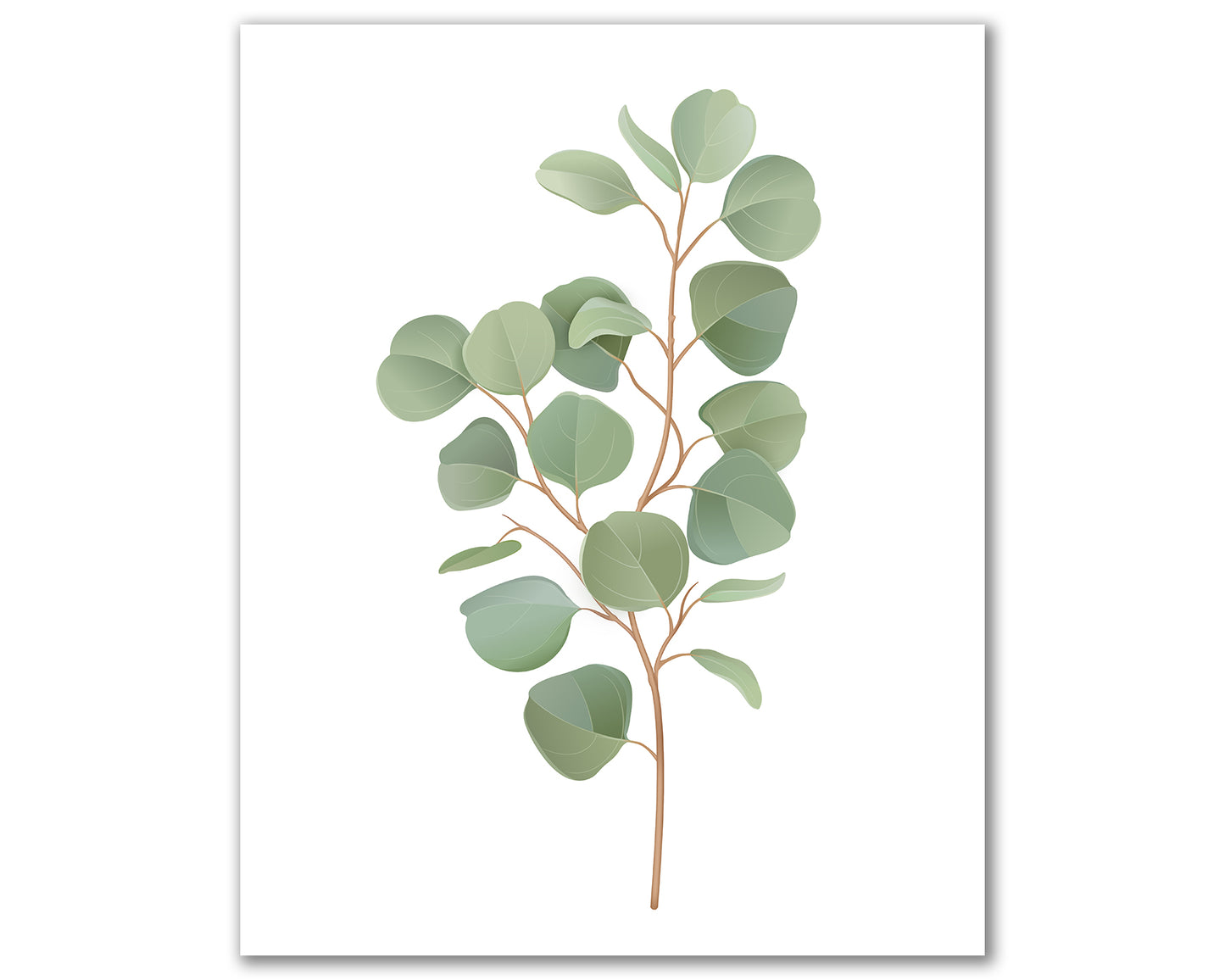 Botanical prints, farmhouse decor, eucalyptus prints, boho wall decor, minimalist decor, greenery print, floral wall art 04052