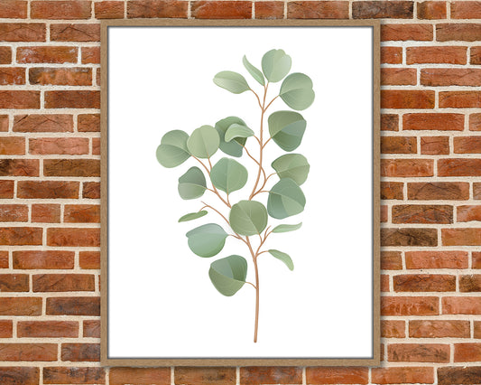 Botanical prints, farmhouse decor, eucalyptus prints, boho wall decor, minimalist decor, greenery print, floral wall art 04052